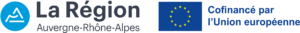 Logos de la région AURA et de l'Union européenne
